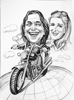 karykatura dla motocyklisty 15