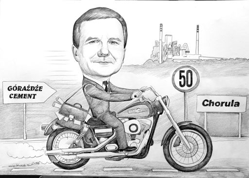 karykatura dla motocyklisty 4