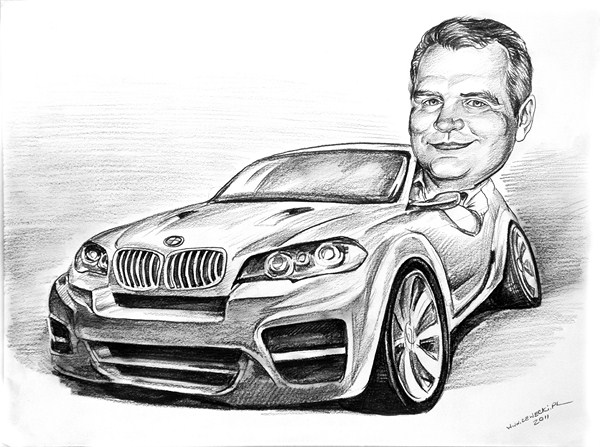 prezent dla kierowcy bmw na 50