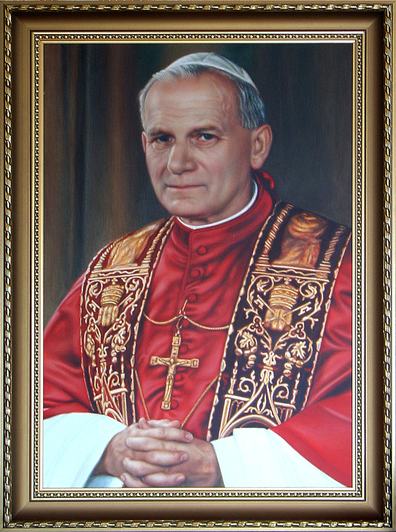 Obraz JanaPawła II Portret Jana Pawła II
