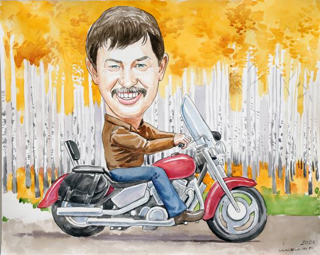 prezent dla taty na harleyu