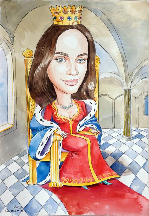 karykatura w stylu kr�lewskim