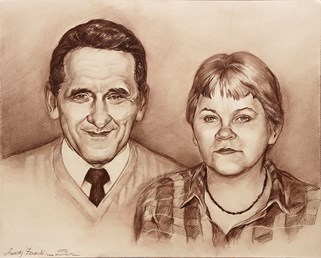 prezent na rocznicê portret rodziców