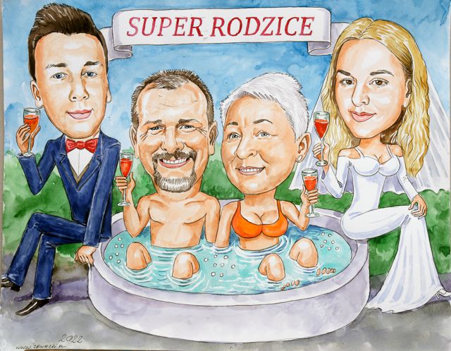 karykatura rodziny 7 karykatury rodzinne 7