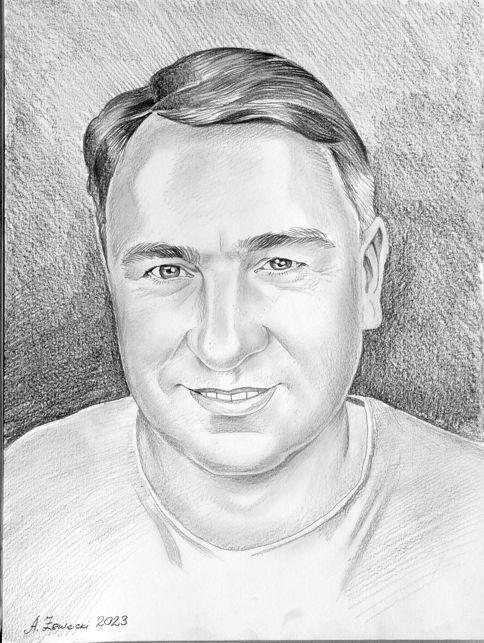 prezent dla męża portret portret mężczyzny