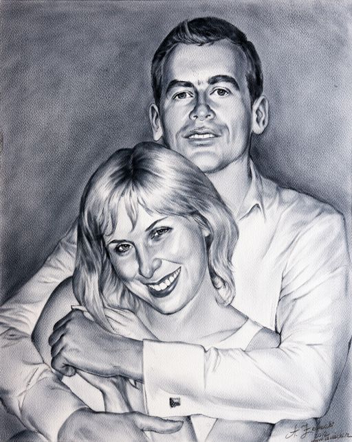 Portret zakochanych na
Walentynki Prezent na
Walentynki