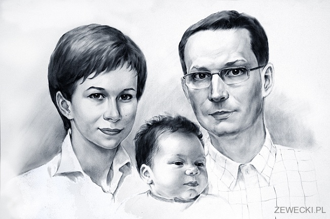 portret olejny