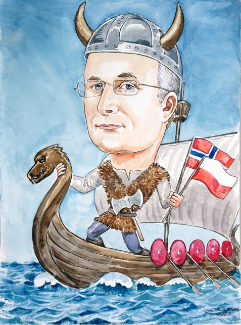 szef z norwegii prezent dla szefa norwega