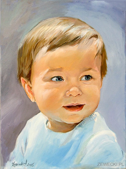 portret kolorowy dziecka